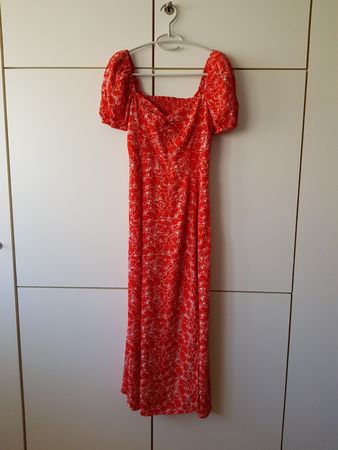 Robe été rouge fleurie & Other Stories, taille 36, neuve
