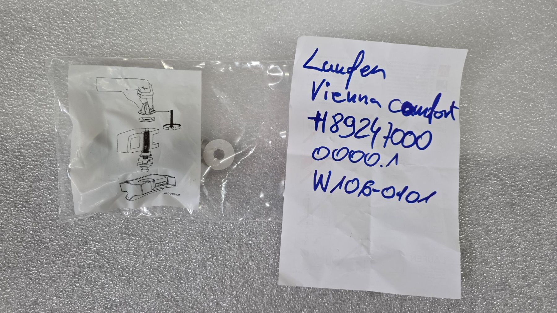 Supporti a parete: Kit de Fixation Laufen Vienna Comfort – Nuovo e nell'imballaggio originale da Bionnens venduto da Meg011 2