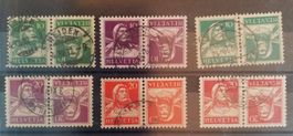 2421) K18-20,24,25,27, Kehrduck gestempelt  Kt. 65.-