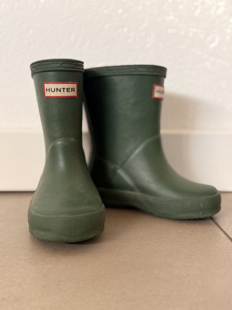 Hunter Scarpe per ragazzi: Hunter Green Toddler Rain Boots Gr. 22 – Usato da Mühlau venduto da mat_zzj2