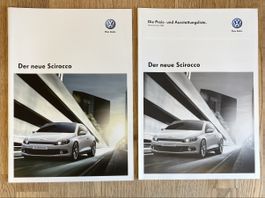 VW Scirocco Prospekt, Broschüe und Preisliste von 2008