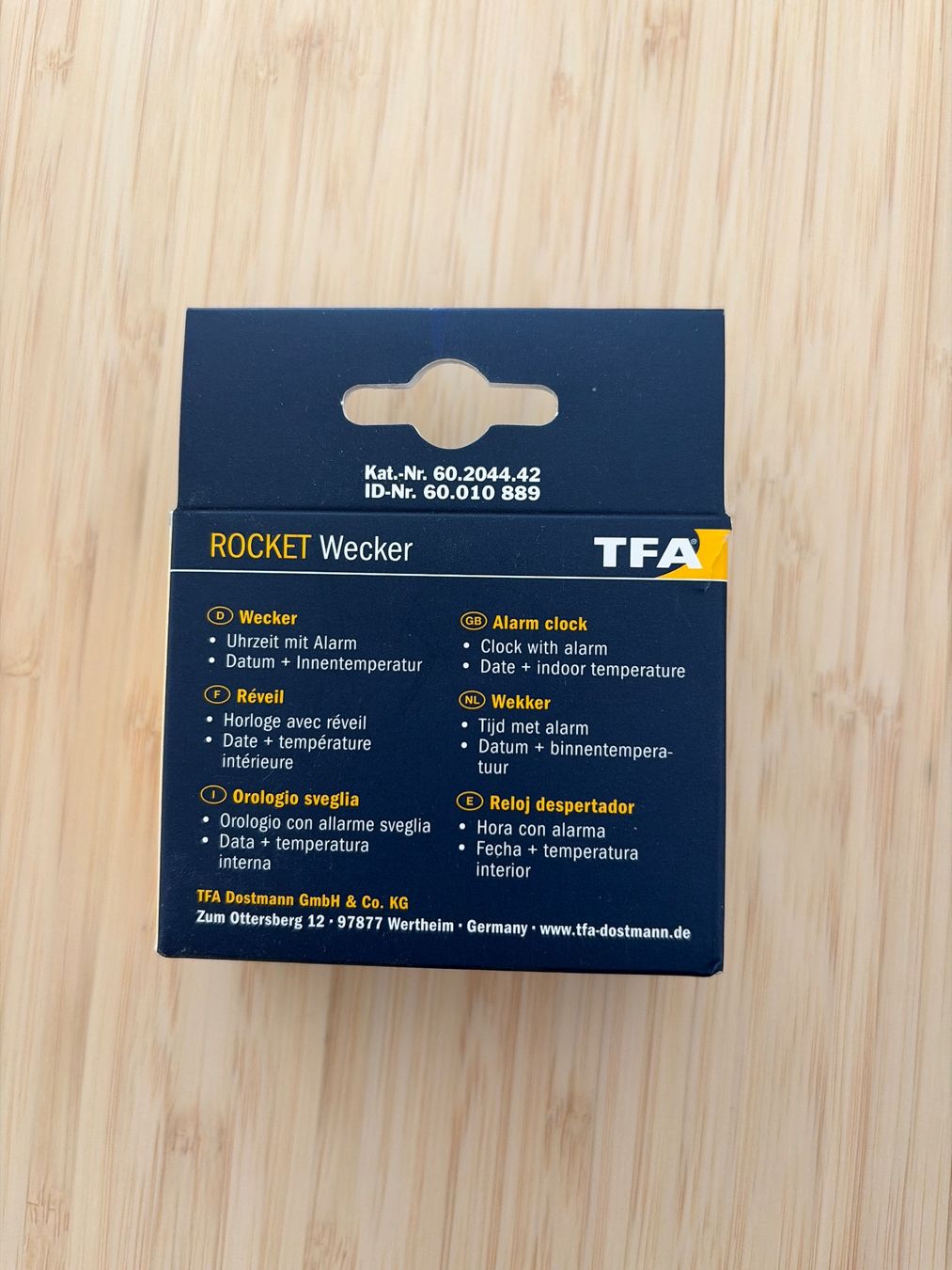 Wecker: TFA ROCKET Wecker mit Datum und Temperatur neu – Neu und originalverpackt aus Aarau von don_9hqj 1