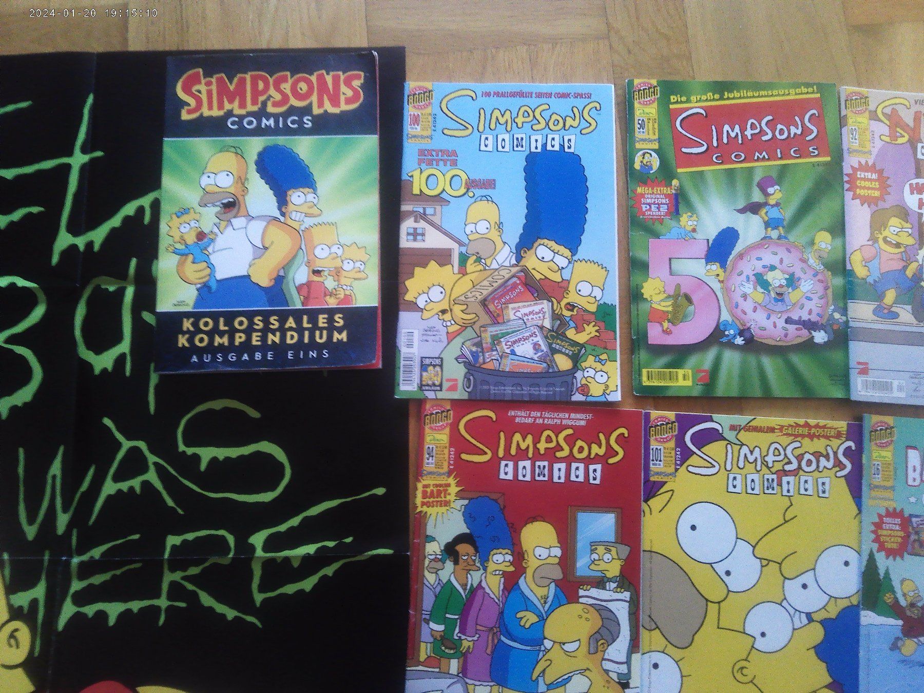 Comics: 8 X Simpsons Comics + 3 X POSTER, diverse Ausgaben, – Gebraucht aus Volketswil von nemo2000 2