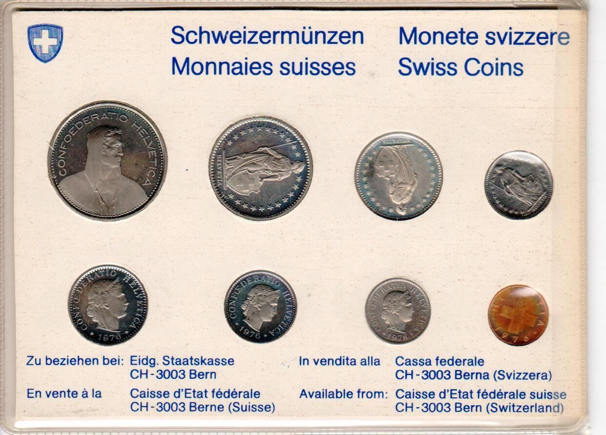 Toutes les monnaies: Münzsatz 1976 – D'occasion à Wolhusen par Curver9 1