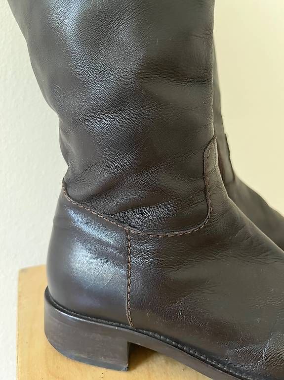 Scarpe da donna: Braune Lederstiefel – Usato da Bern venduto da nal_5x9x 1