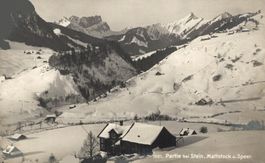 Partei bei Stein. Mattstock und Speer