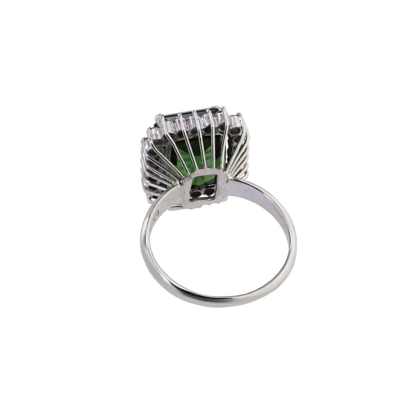 Anelli: Turmalin Diamant Ring – Usato da Zürich venduto da Vintage-Jewellery 6
