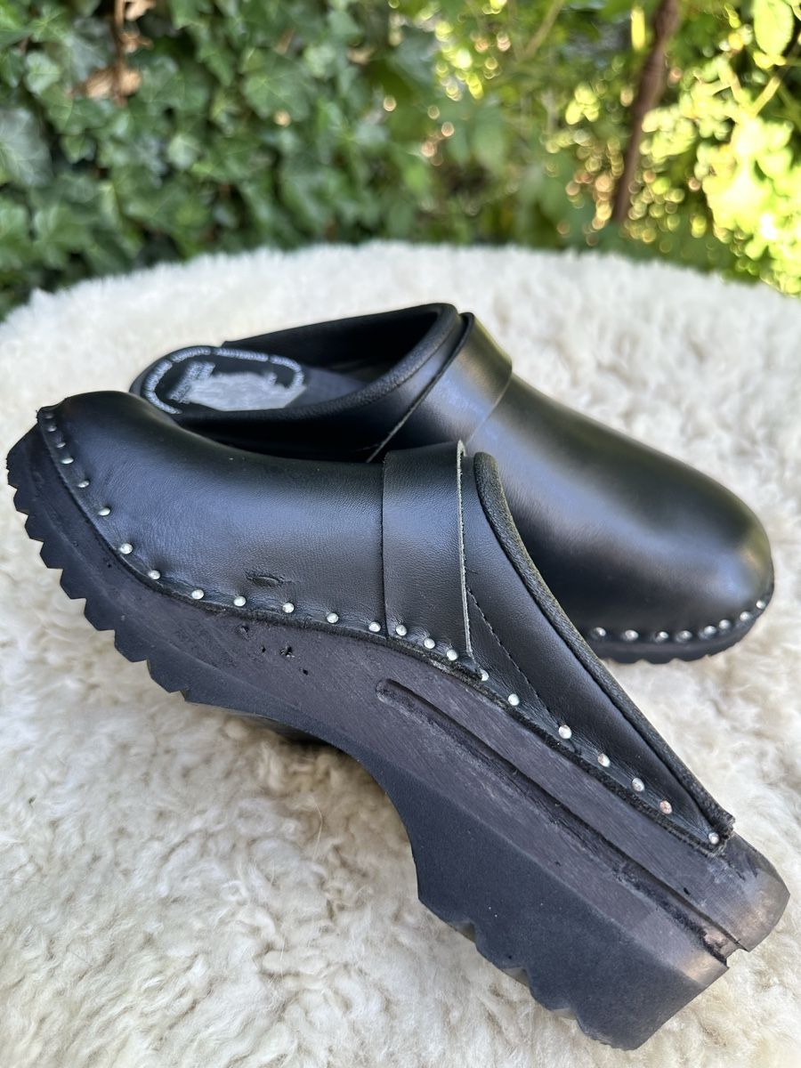 Scarpe da donna: TROENTORPS DAMEN CLOGS / TOFFELN Gr. 37 (Schwarz - Echtholzs – Usato da Baar venduto da AlicjasWunderland 3