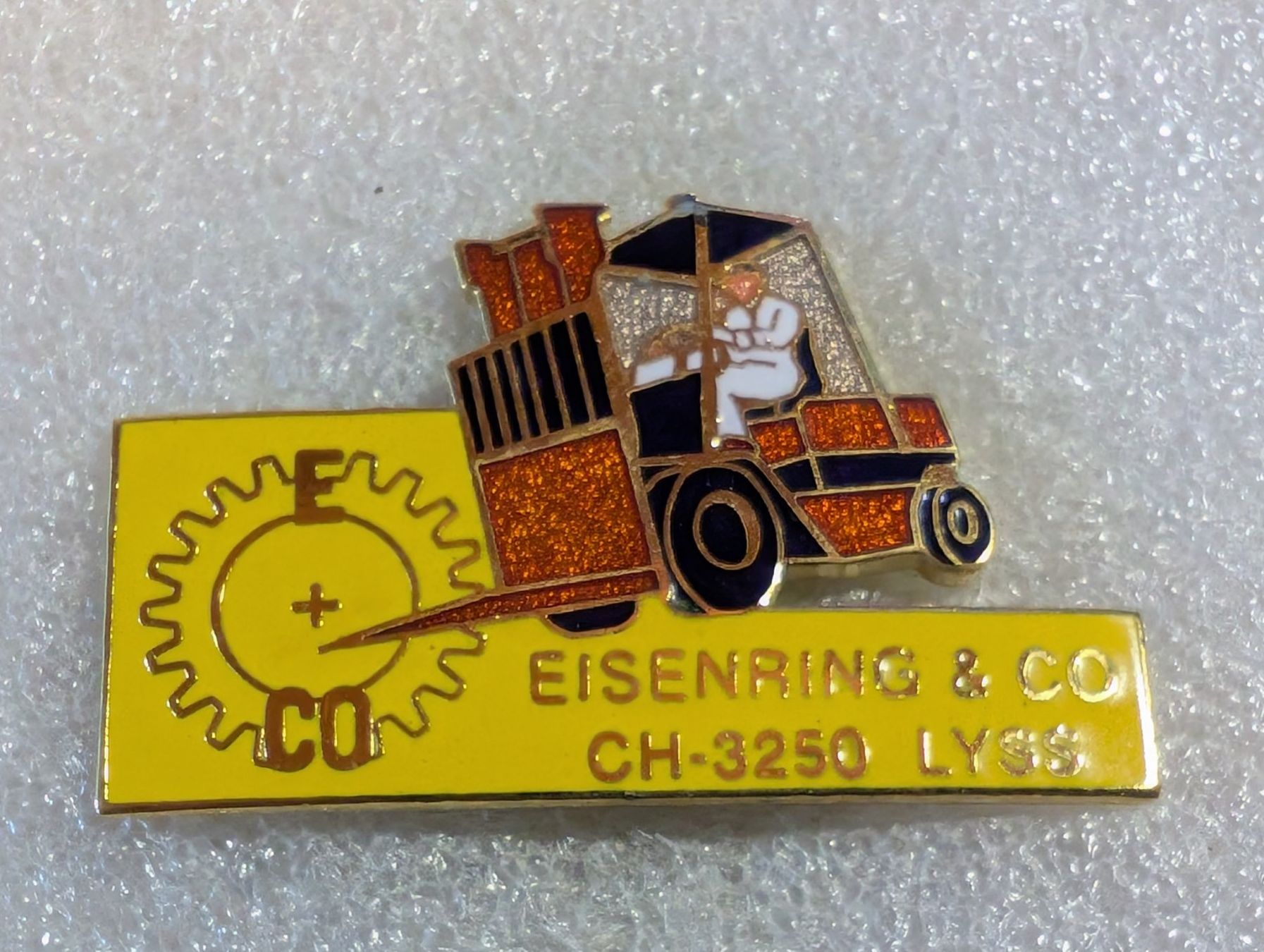 Placchette & Badge: Ansteckpin 162: Eisenring & co – Usato da Oppligen venduto da Pin-Fall-Shop