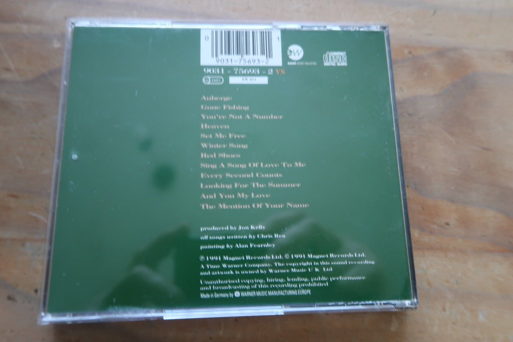 CD: CHRIS REA - AUBERGE - CD – Usato da Basel venduto da Patiscat 1