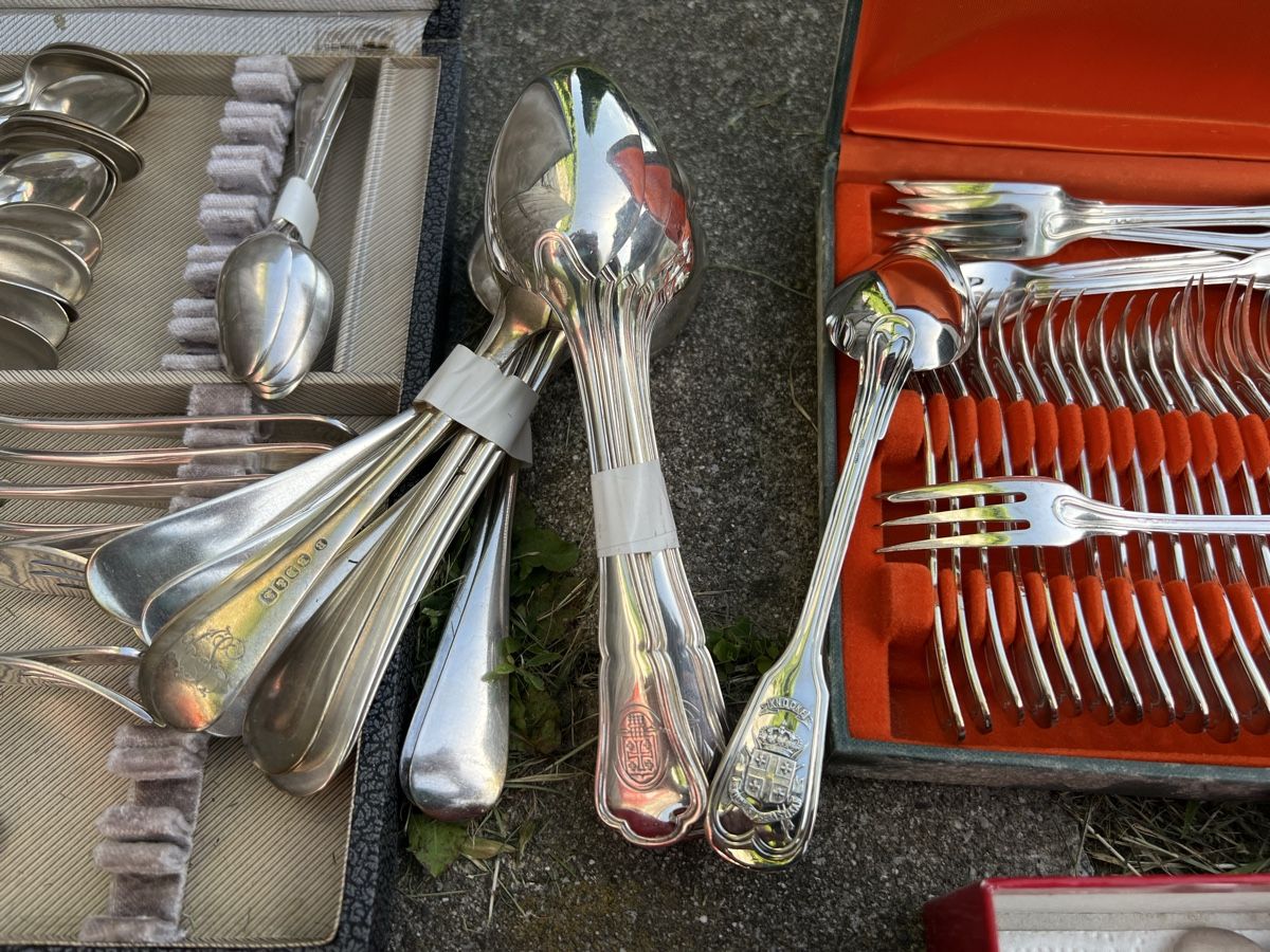 Set di posate: Antikes Besteck Sortiment – Usato da Theilingen venduto da ovi123 2