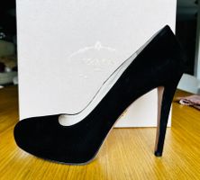 Schwarze PRADA Pumps Wildleder, Grösse 41