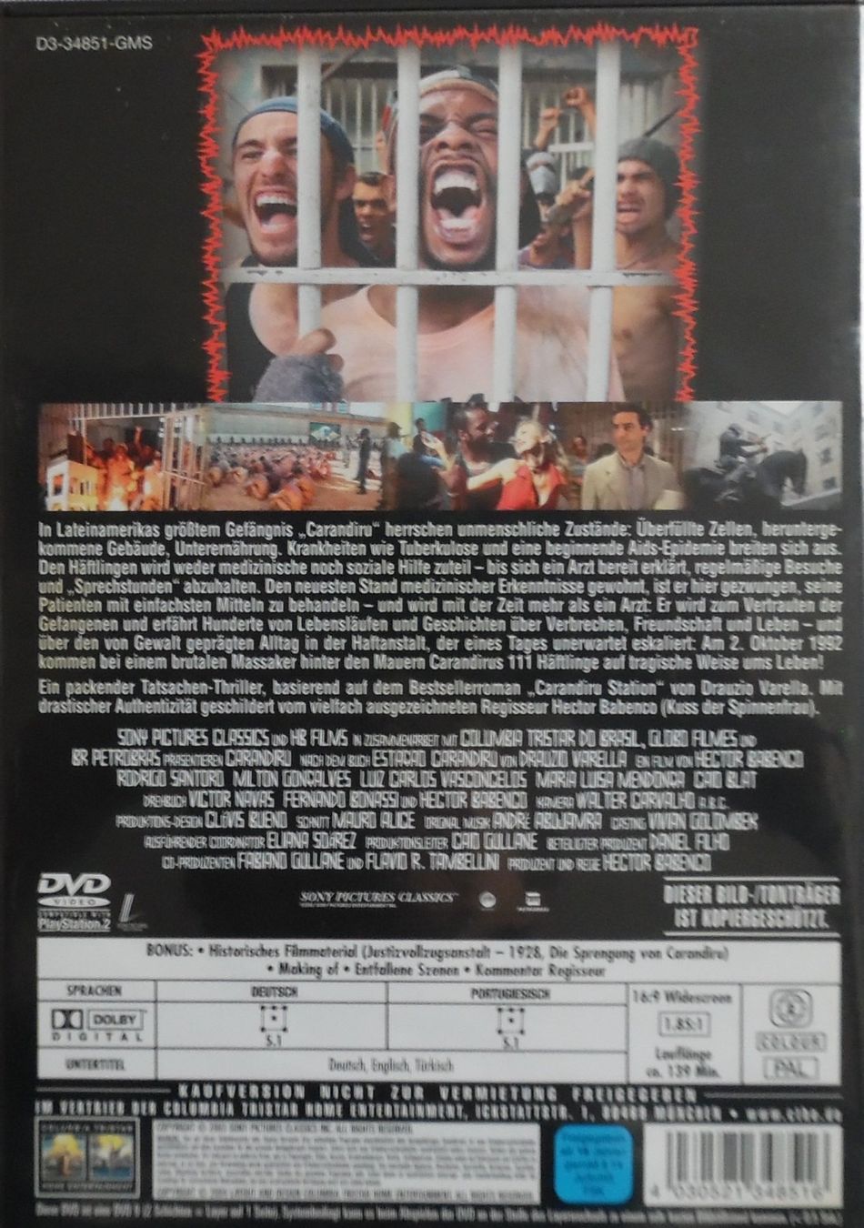 Tutti i DVDs: Carandiru – Usato da Bellinzona venduto da Luna093 2