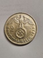2 Reichsmark 1937 D - Deutsches Reich Original- ab Fr. 1.--!