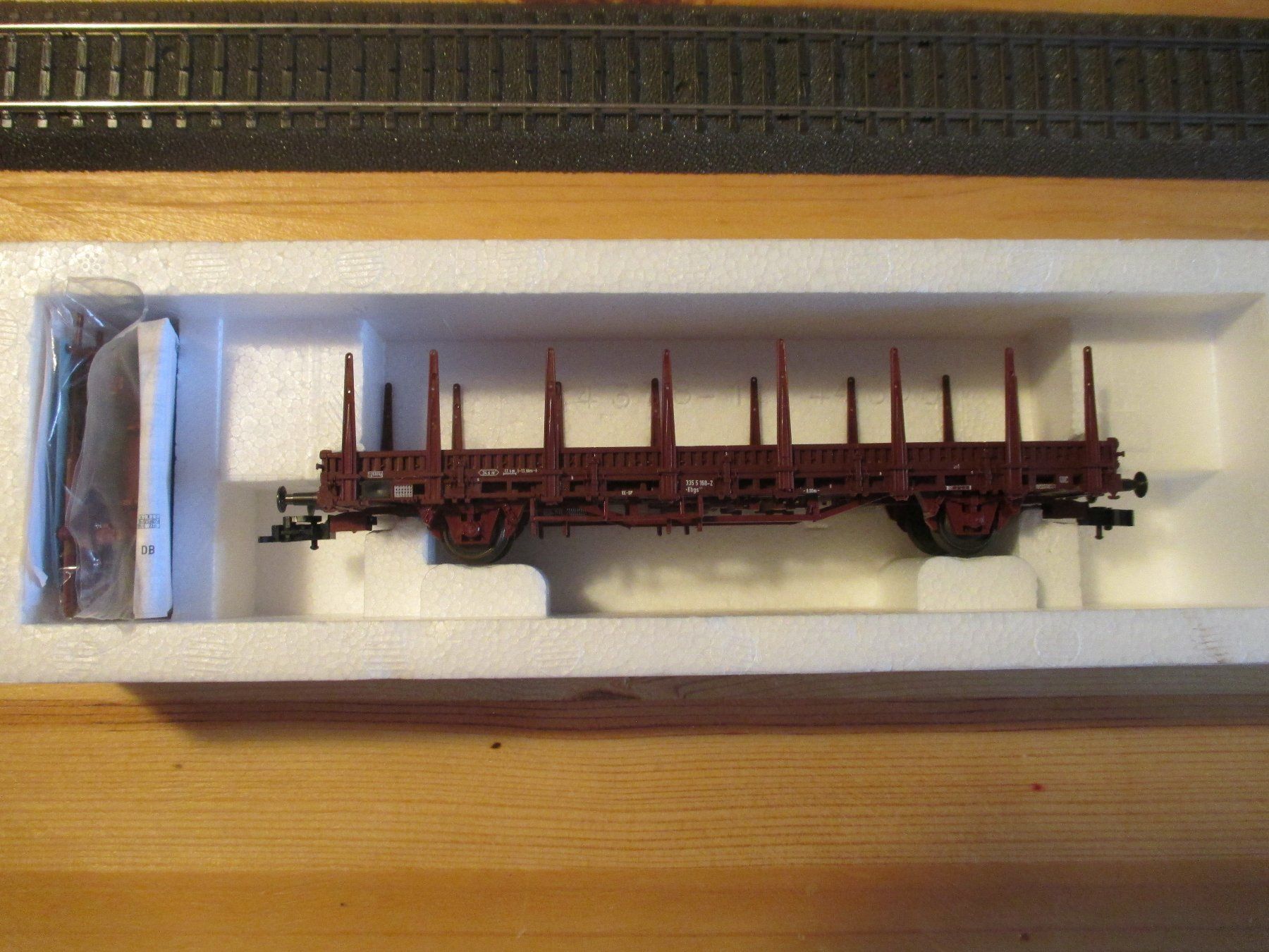 Roco Modelleisenbahnen: Roco H0 DC Rungenwagen Nr. 46306 – Gebraucht aus Breitenbach von anti11 6