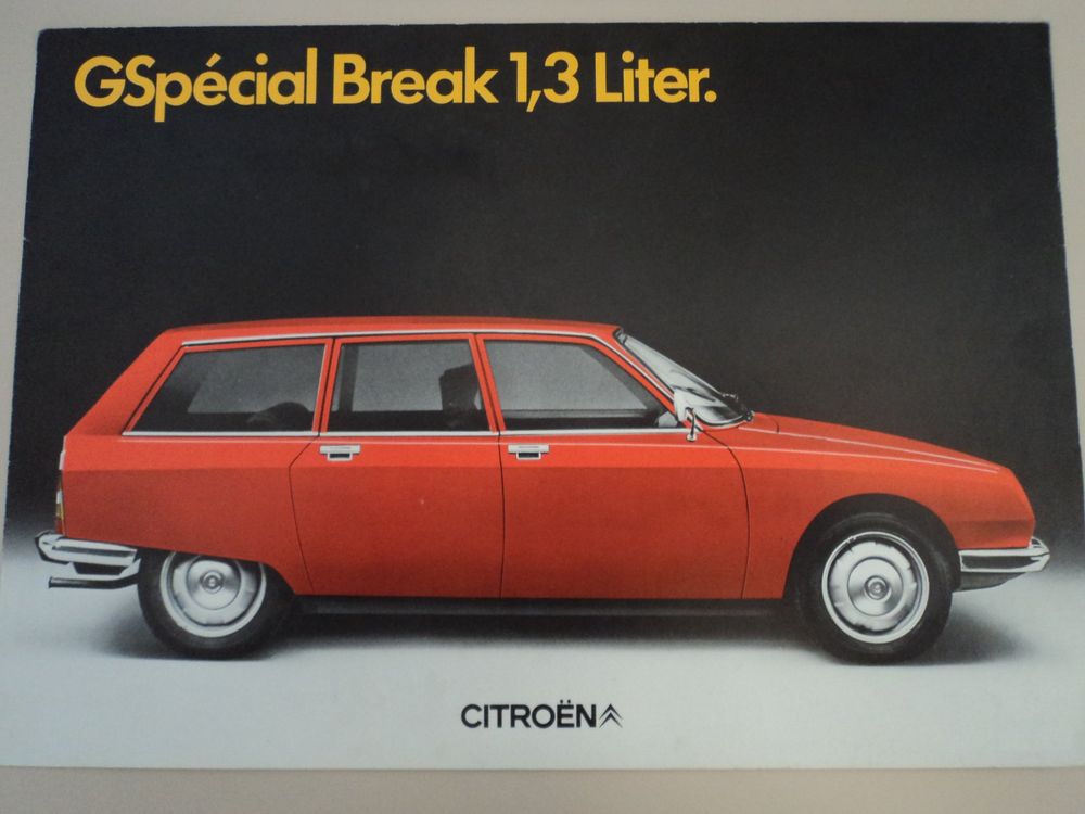 Prospekt Citroen GSpécial Break 1.3 Liter 1979 | Kaufen auf Ricardo