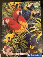 Clementoni 3D Puzzle Papageien 1000 Teile neuwertig
