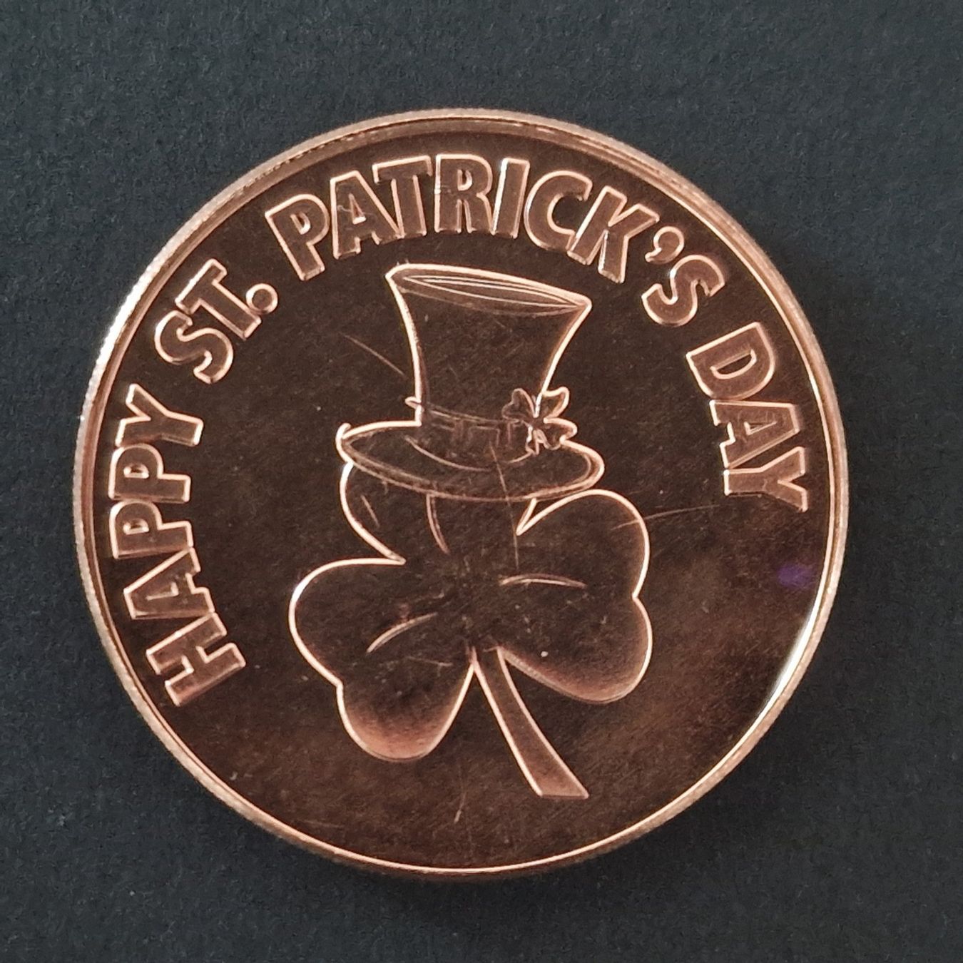 Medaillen: USA 1 Oz .999 Copper, St Patrick's Day – Gebraucht aus Bouveret von psv01