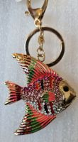 Fisch Schlüsselanhänger mit Zirkonia
