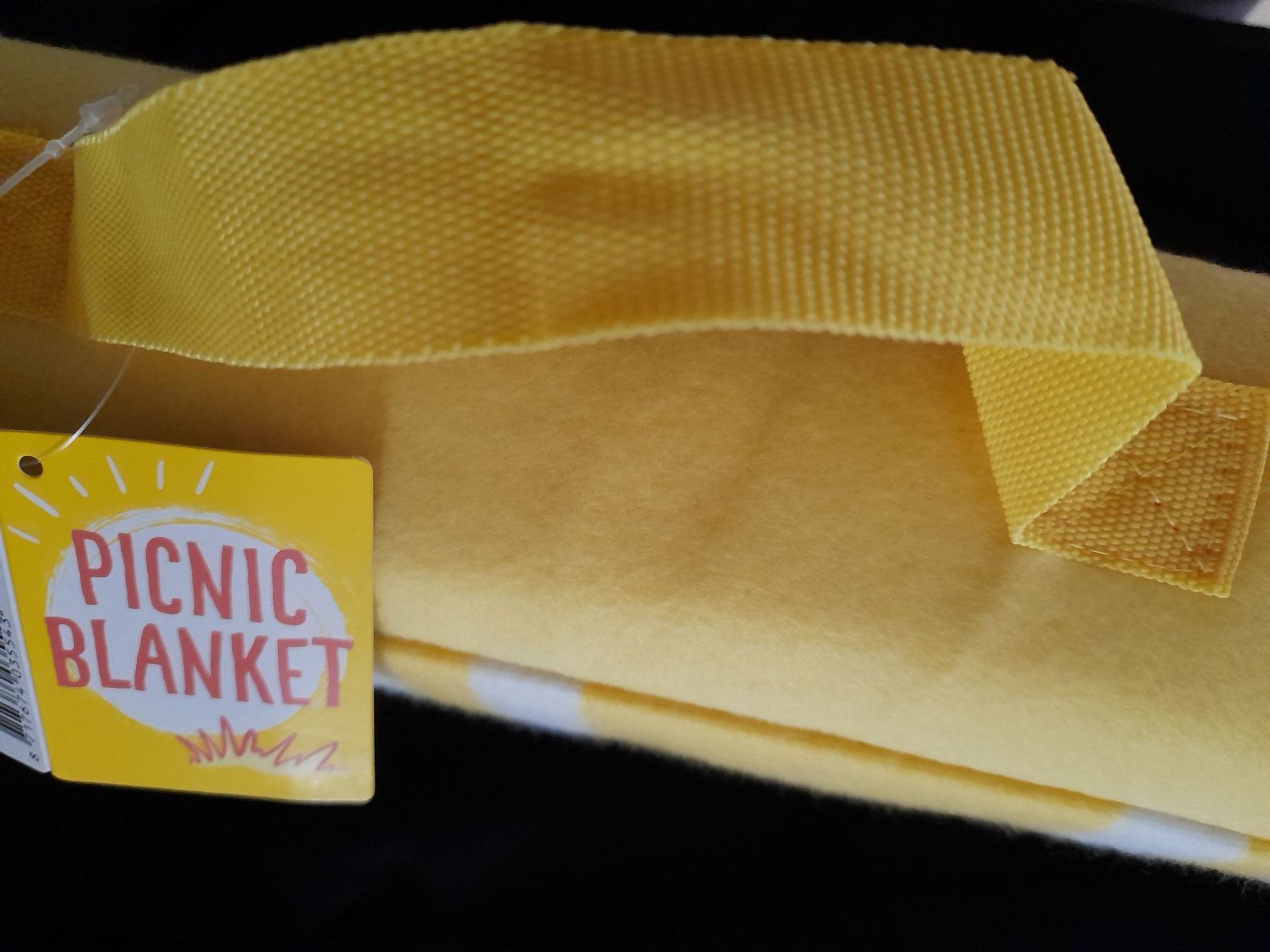 Coperte: NEU: Gestreifte Picknickdecke / Stranddecke mit Tragegriff – Nuovo e nell'imballaggio originale da Reinach BL venduto da sbsmsa 2