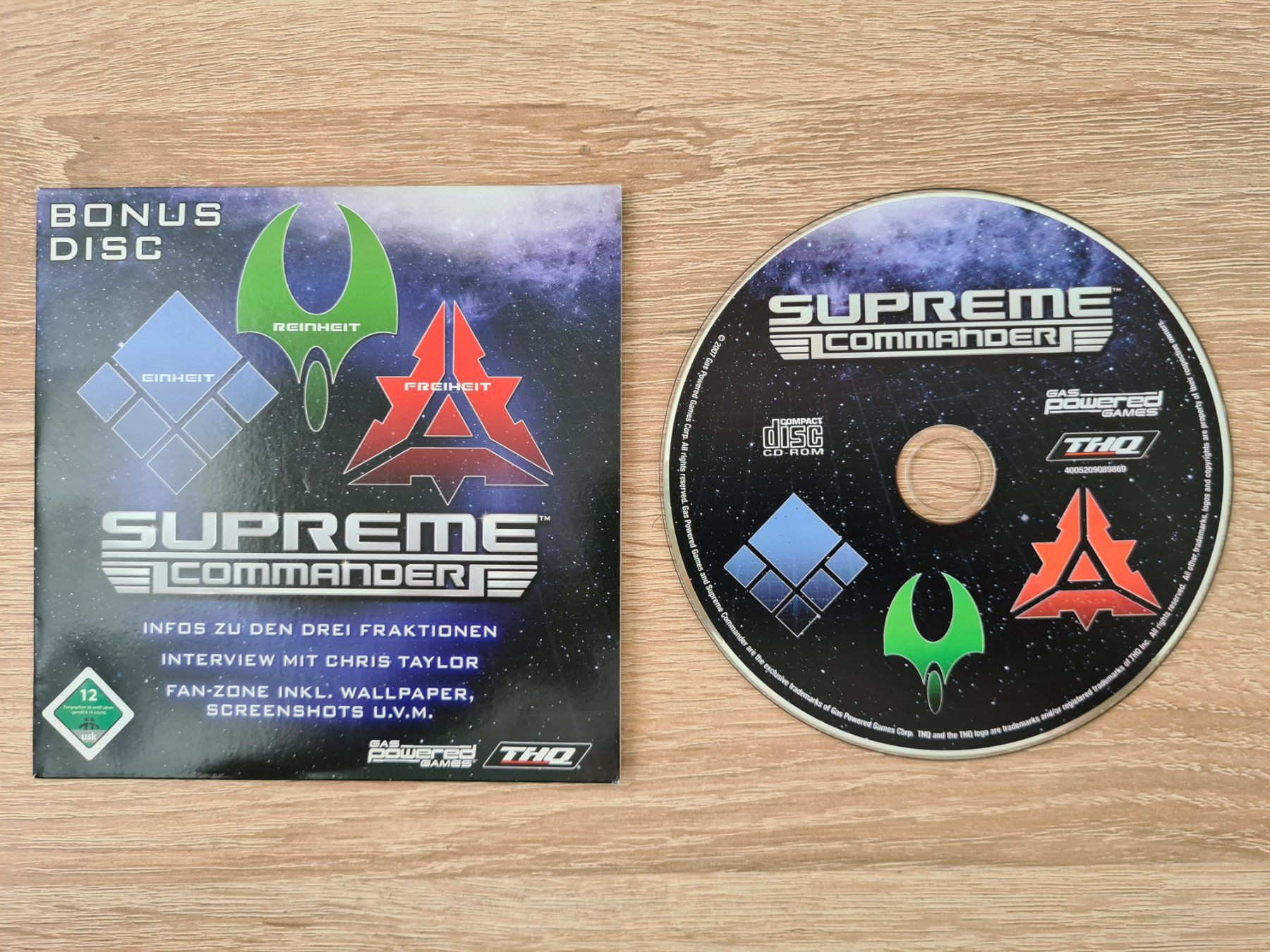 Giochi: Supreme Commander (German Cover) + Bonus Disk - PC – Usato da Carouge GE venduto da Gasco 3