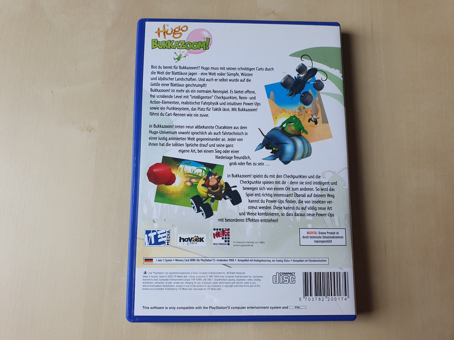 Sony Giochi: Hugo Bukkazoom! – Usato da Stansstad venduto da collectorsshop 1