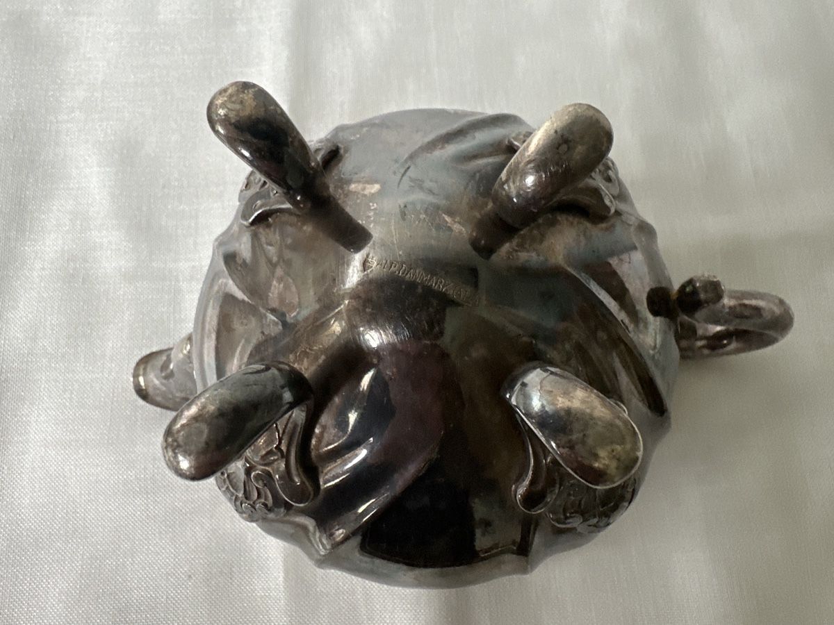 Caraffe: Silber  Milchkännchen ALP. Dänemark versilbert gemarkt – Usato da Zürich venduto da Chaeffeler 3