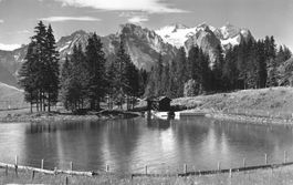 Hasliberg BE Landschaft mit Wetterhorn
