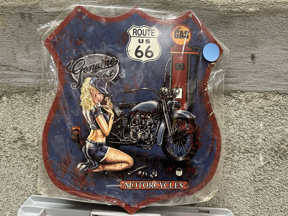 Insegne: Route us 66 gas tankstelle – Nuovo (secondo la descrizione) da Reinach AG venduto da rares75