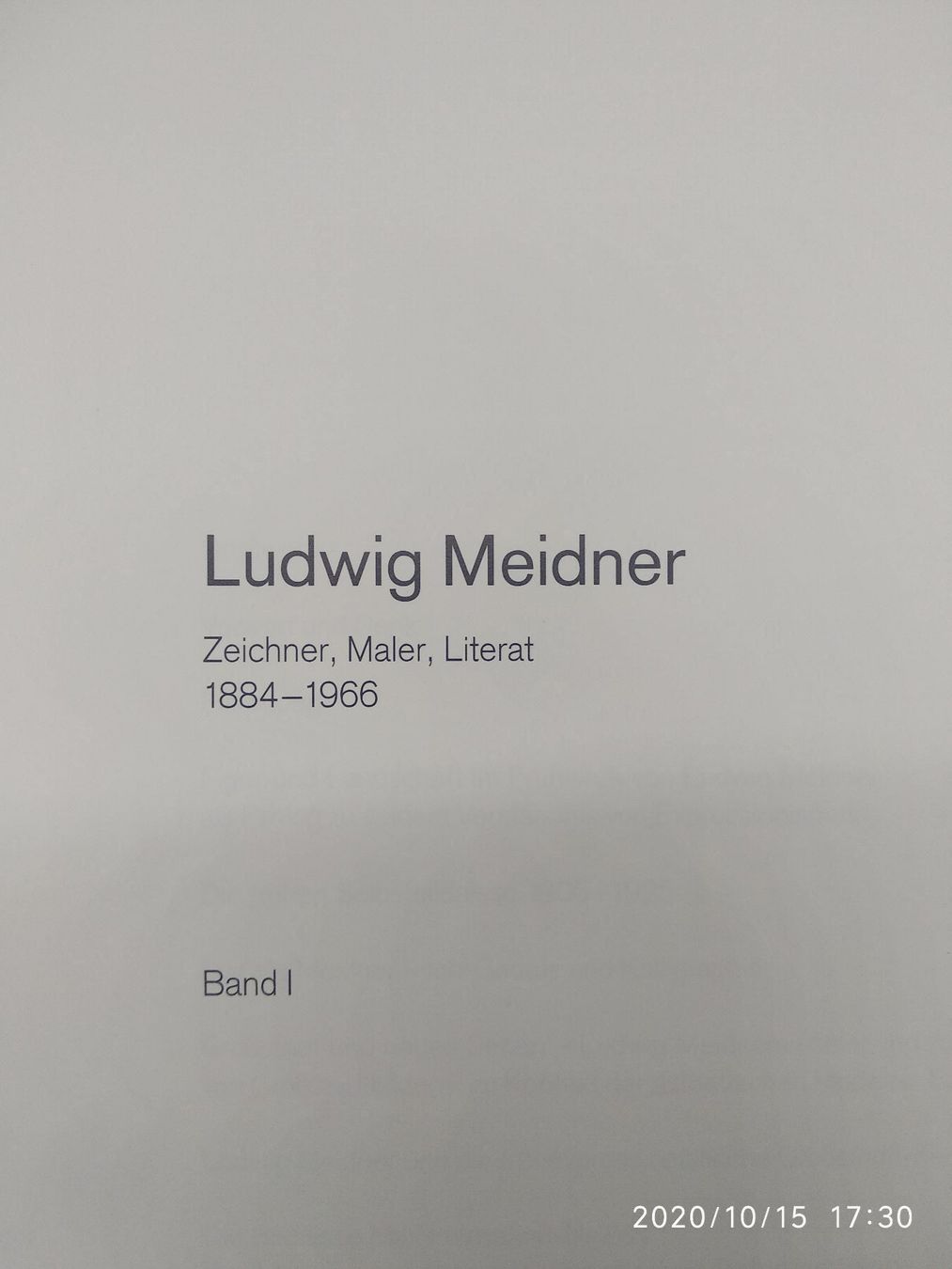 Libri: LUDWIG MEIDNER – Usato da Goldach venduto da Gaip 3