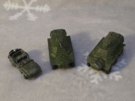 Dinky Toys Militärfahrzeuge, Konvolut, Vintage Spielzeug