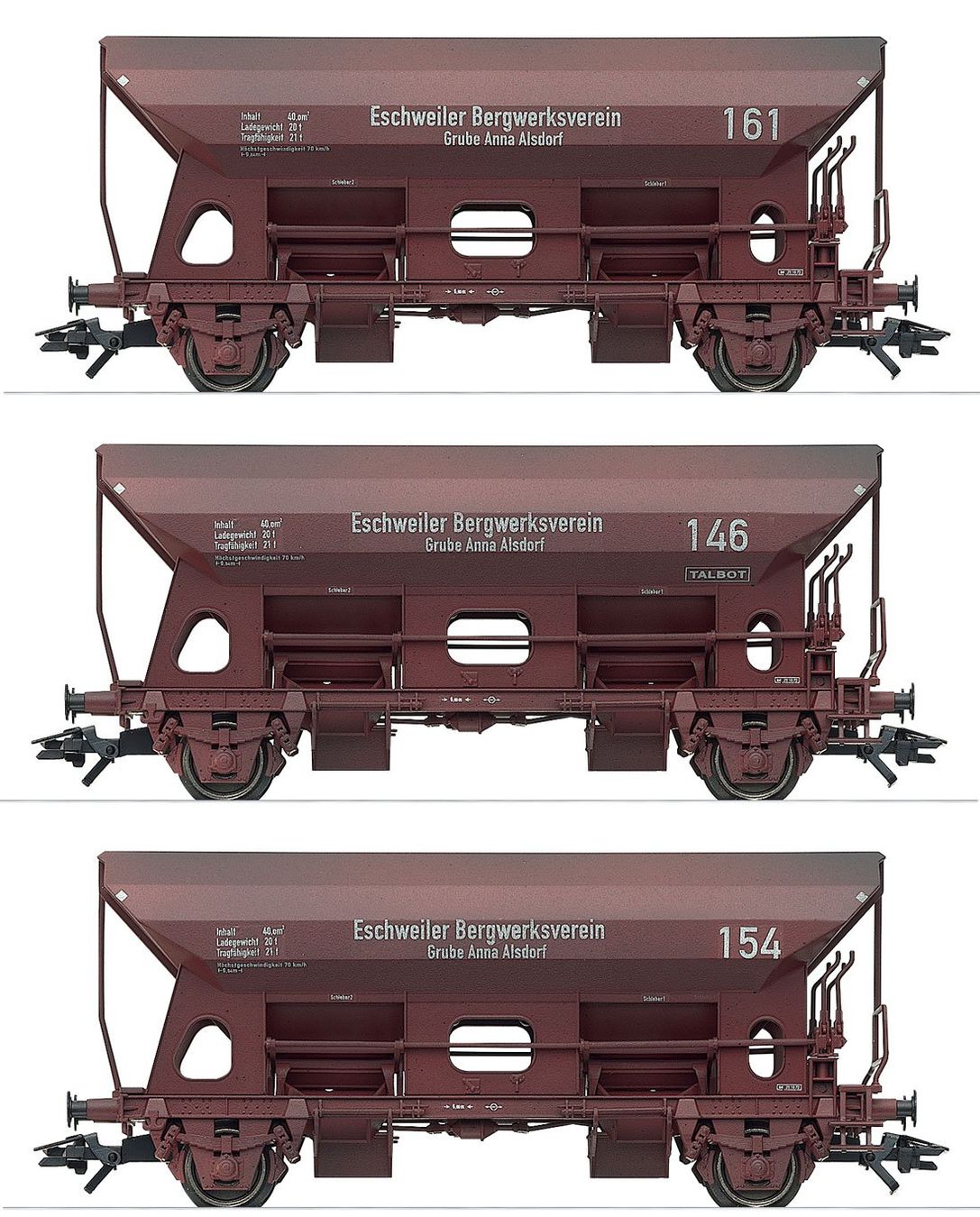 Trix Modellini di ferrovie: TRIX 24108 - Drehschieber-Seitenentladewagen mit Echtkohle! – Nuovo e nell'imballaggio originale da Rotkreuz venduto da MOBAHN-1zu87 8