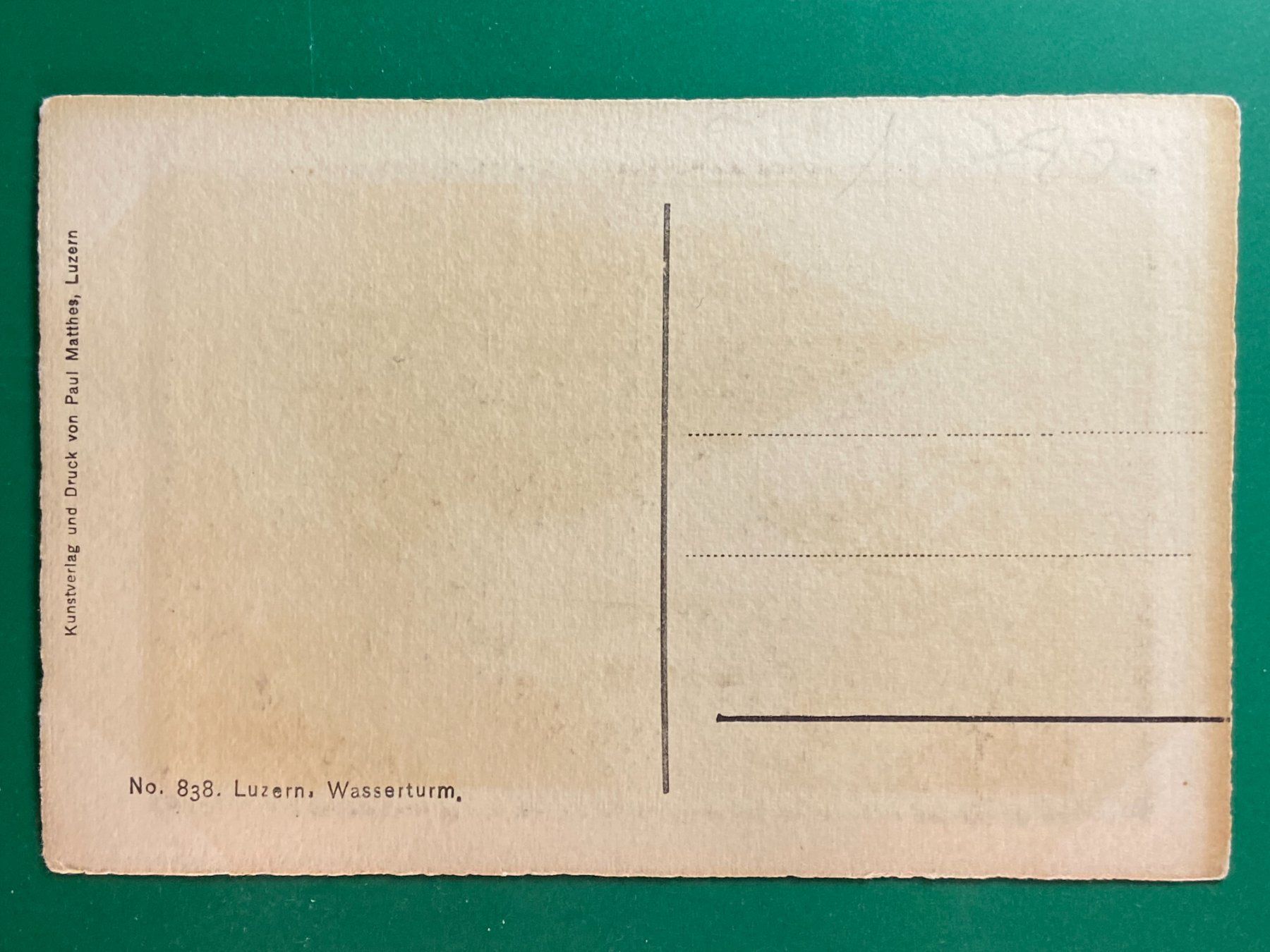 Cartoline postali: Künstlerkarte - Luzern - Wasserturm – Usato da Steg VS venduto da danwer74 1