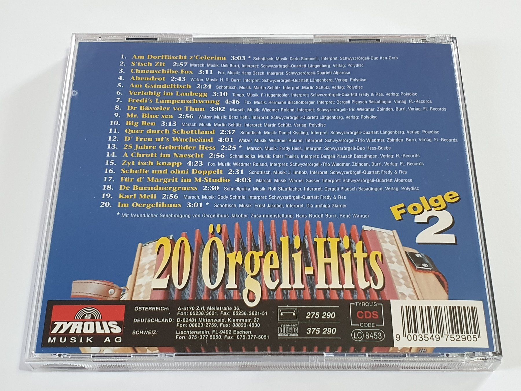 CD: 20 Örgeli-Hits, Folge 2 | CD – Usato da Dietlikon venduto da Skylab007 1