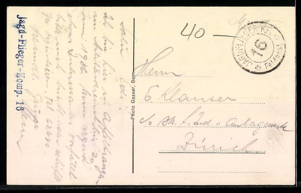 Cartoline postali: Affeltrangen, Luftaufnahme des Ortes mit – Usato da Berlin venduto da bartko-reher 1