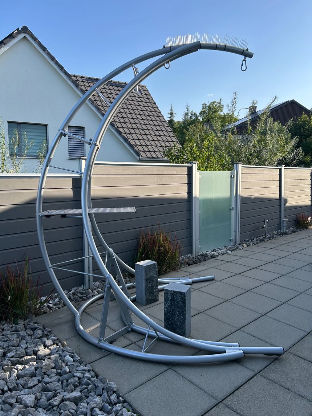 Poltrone pensili da giardino: Bogengestell mit Liege – Usato da Dietikon venduto da qwe