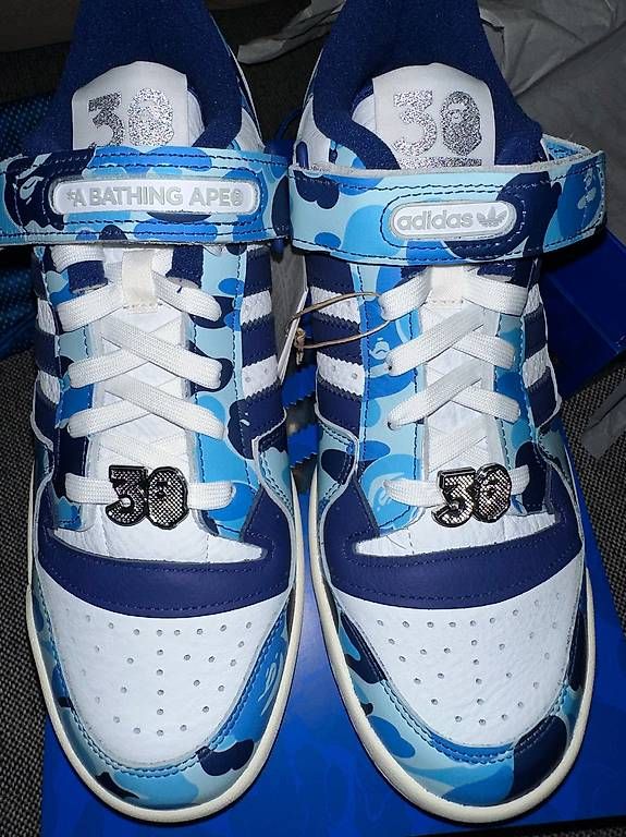 Herrenschuhe: Bape x adidas Forum 84 Low 44,5 – Gebraucht aus Gränichen von adr1an 3