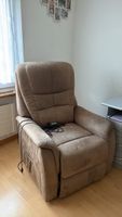 Elektrischer Relaxsessel beige mit Aufstehhilfe gebraucht