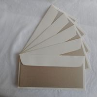 Schreibset Karten & Couverts Gold/Beige
