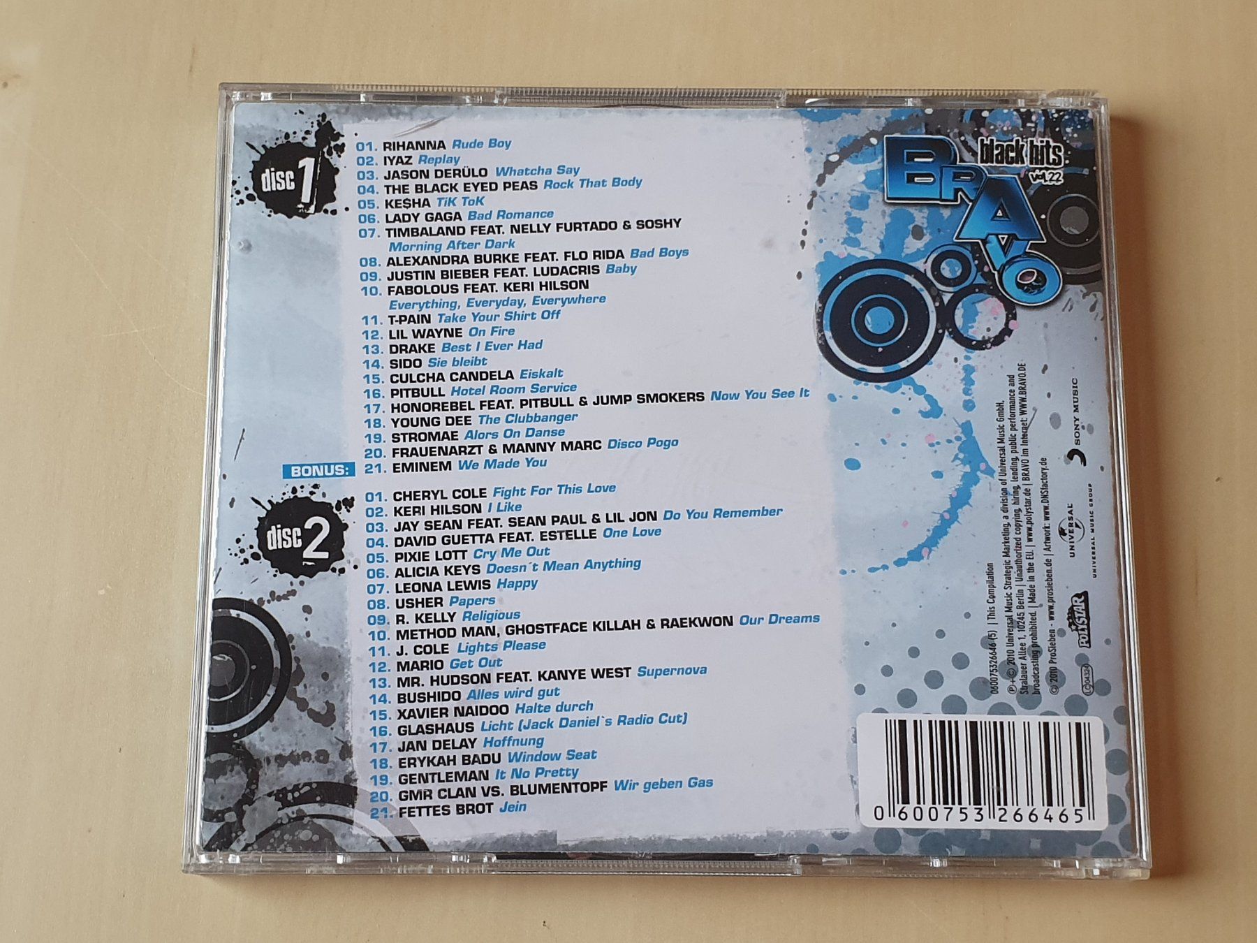 CD: Bravo Black Hits Vol. 22 – Usato da Stansstad venduto da collectorsshop 1