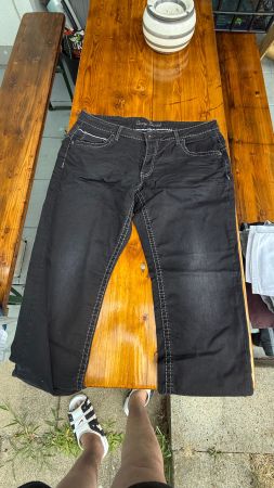 Camp David Jeans schwarz Grösse W42 L32