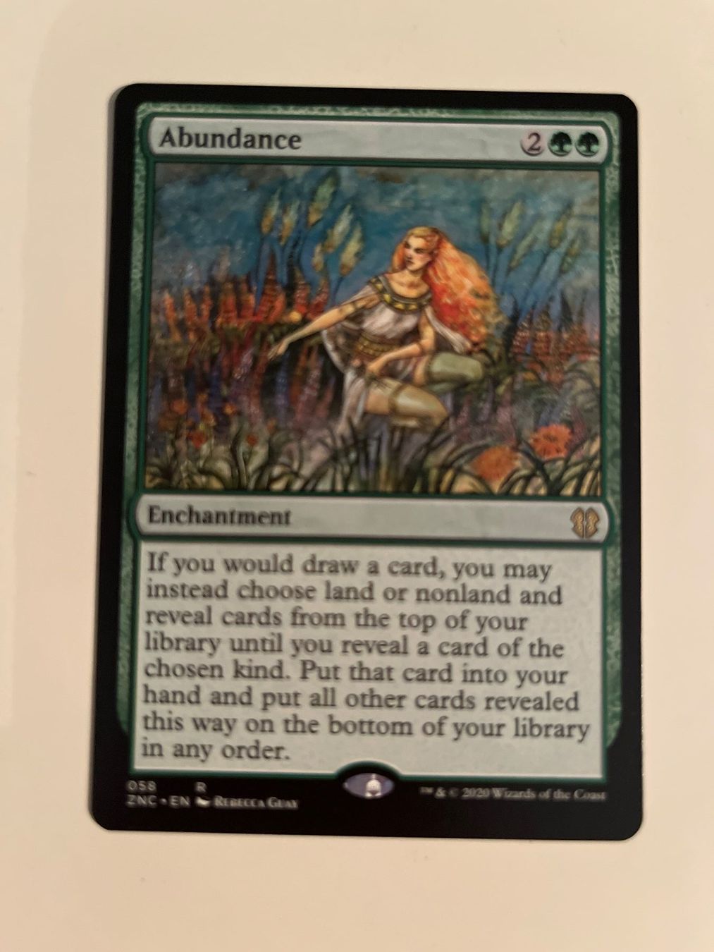 Magic The Gathering Carte collezionabili: 1 x Abundance - Magic: The Gathering - MtG – Usato da Kriens venduto da Shadi1980