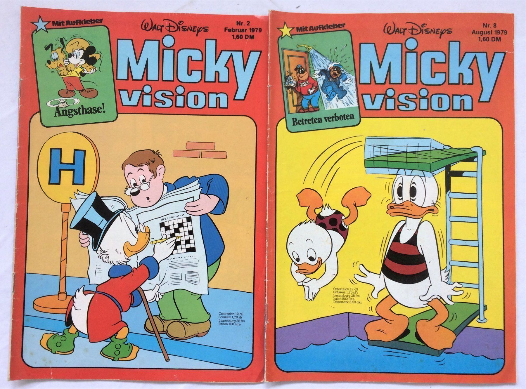 Fumetti: 6x MICKYVISION - Hefte - 1978/79 – Usato da Schaffhausen venduto da durruti 3