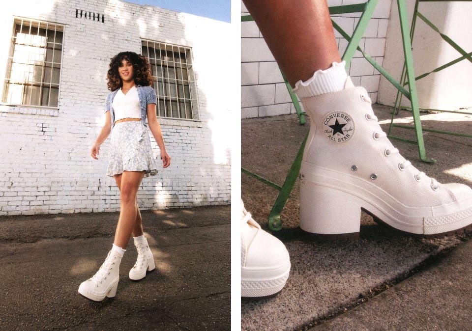 Scarpe per ragazze: Converse All Star Plateau High Heel Sneaker – Nuovo e nell'imballaggio originale da Dübendorf venduto da LCDH55 2