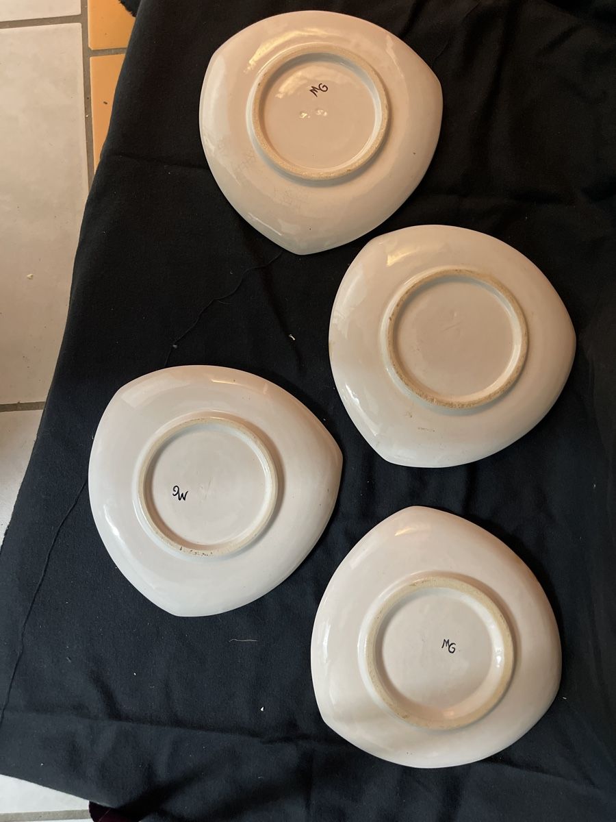 Piatti: 4 Vintage Teller Japan Design – Usato da Strengelbach venduto da Aschatan5 1