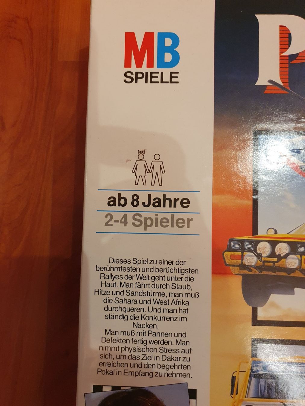 Spiele: Paris Dakar Gesellschafsspiel von MB – Gebraucht aus Triesen von platzproblem1 1