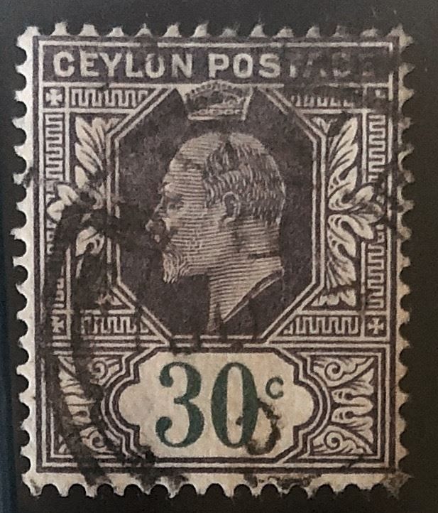 Tutti i francobolli: Briefmarken BRITISH INDIEN CEYLON – Usato da Lufingen venduto da Rac0 1