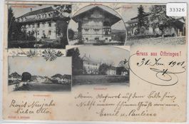 Gruss aus Oftringen - Kreuzstrasse, Dr. Meyer, Loohof, Linde