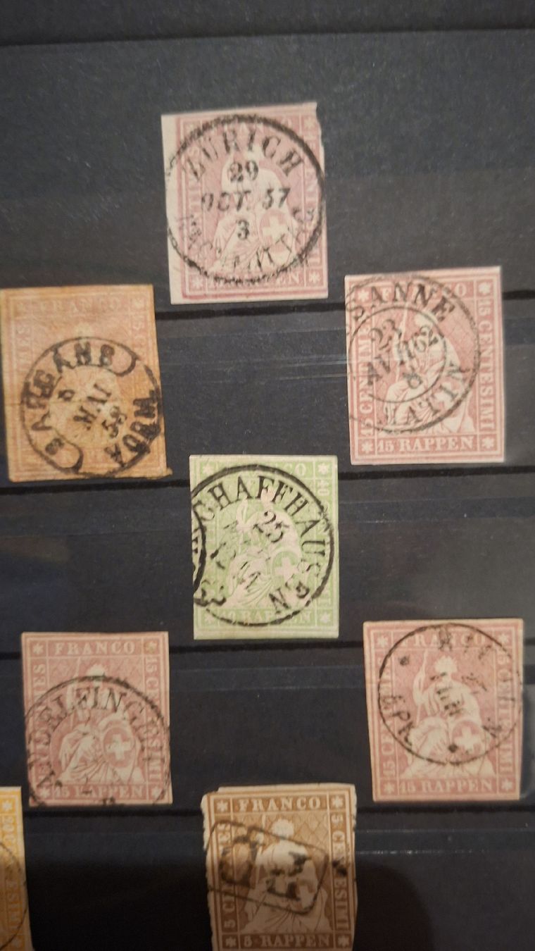 Alle Briefmarken: Strubel Lot Mit div. Voll O 20Stk. – Gebraucht aus Balgach von SIMEON27 1