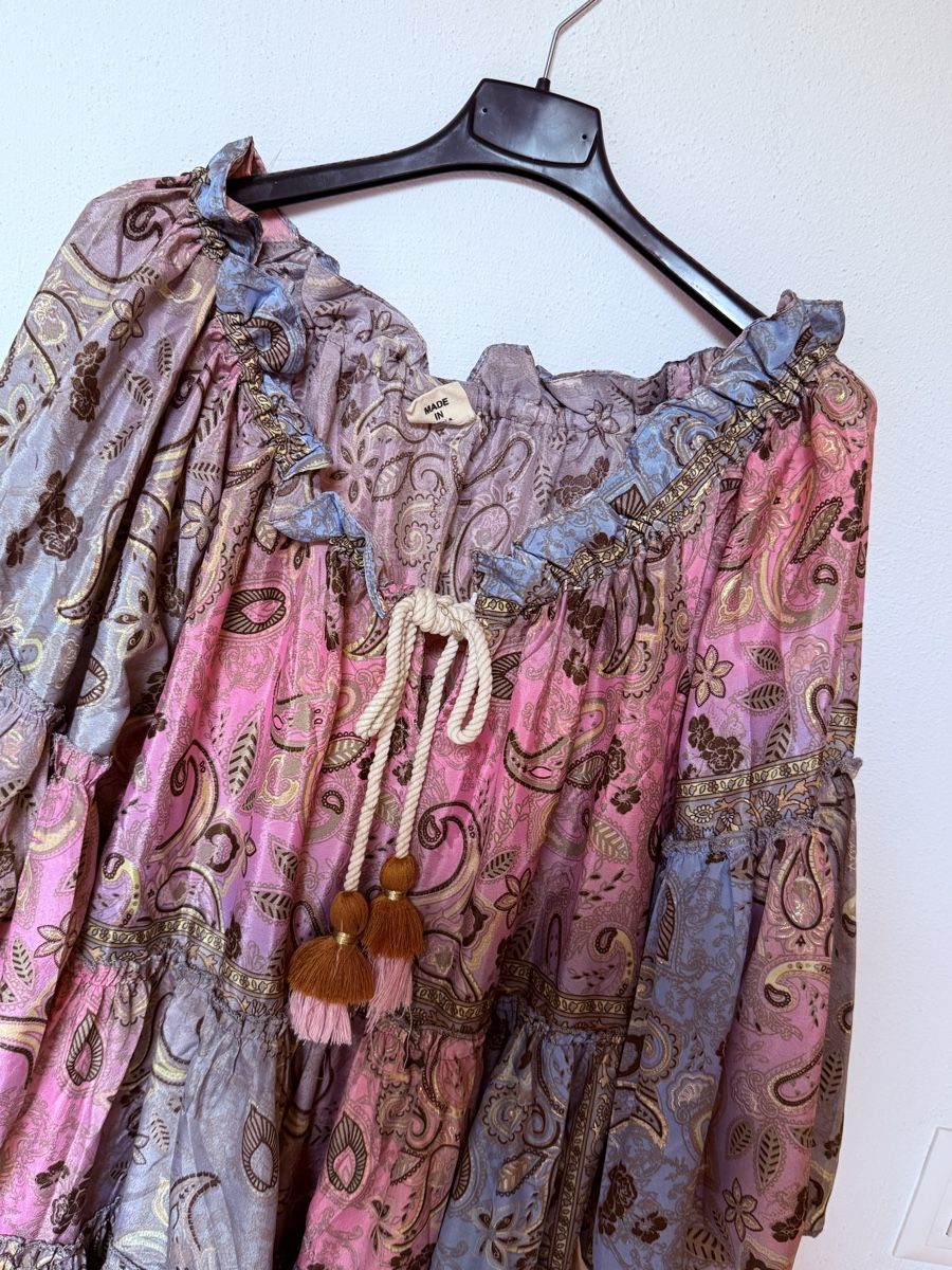 Vestiti: Boho Minikleid / Tunika aus Seide – Nuovo (secondo la descrizione) da Sigriswil venduto da ck56 1